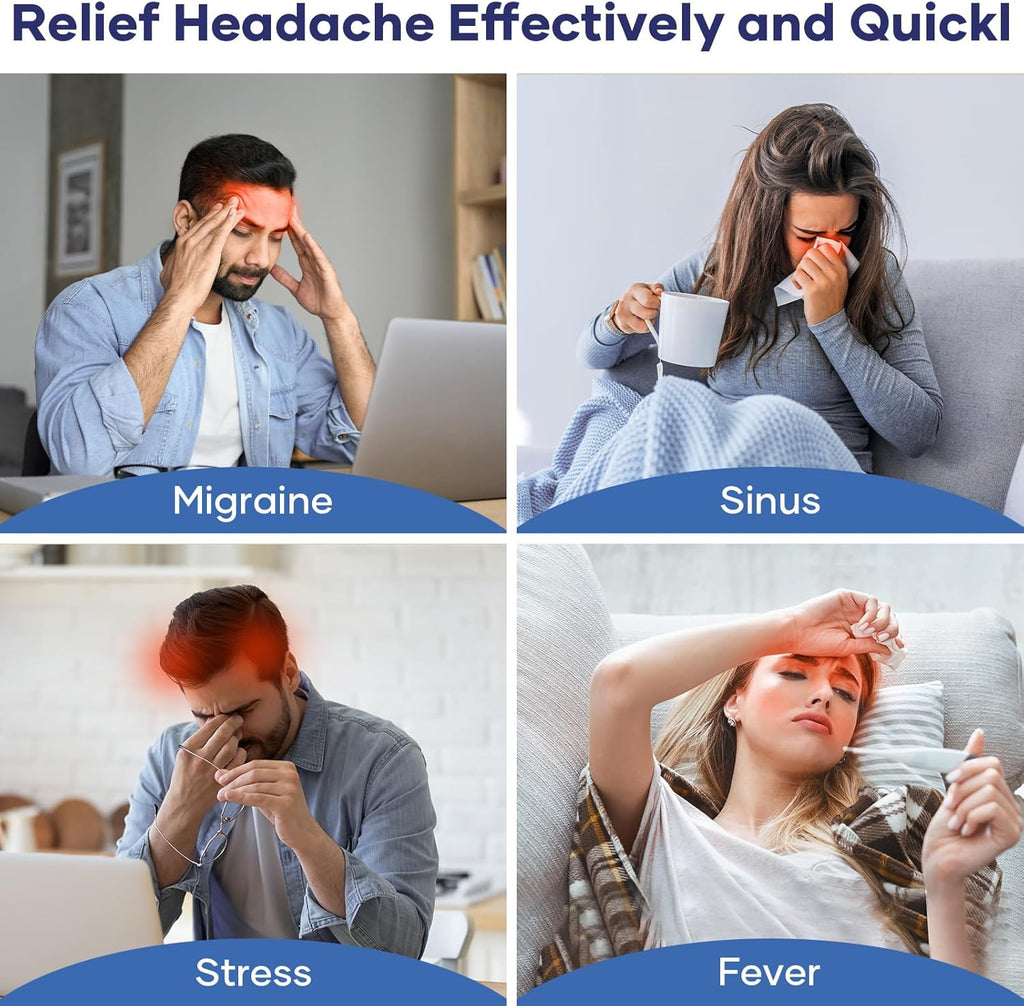 Migraine Relief Cap – Cooling Ice Gel Hat for Headache, Tension &  Puffy Eyes Relief