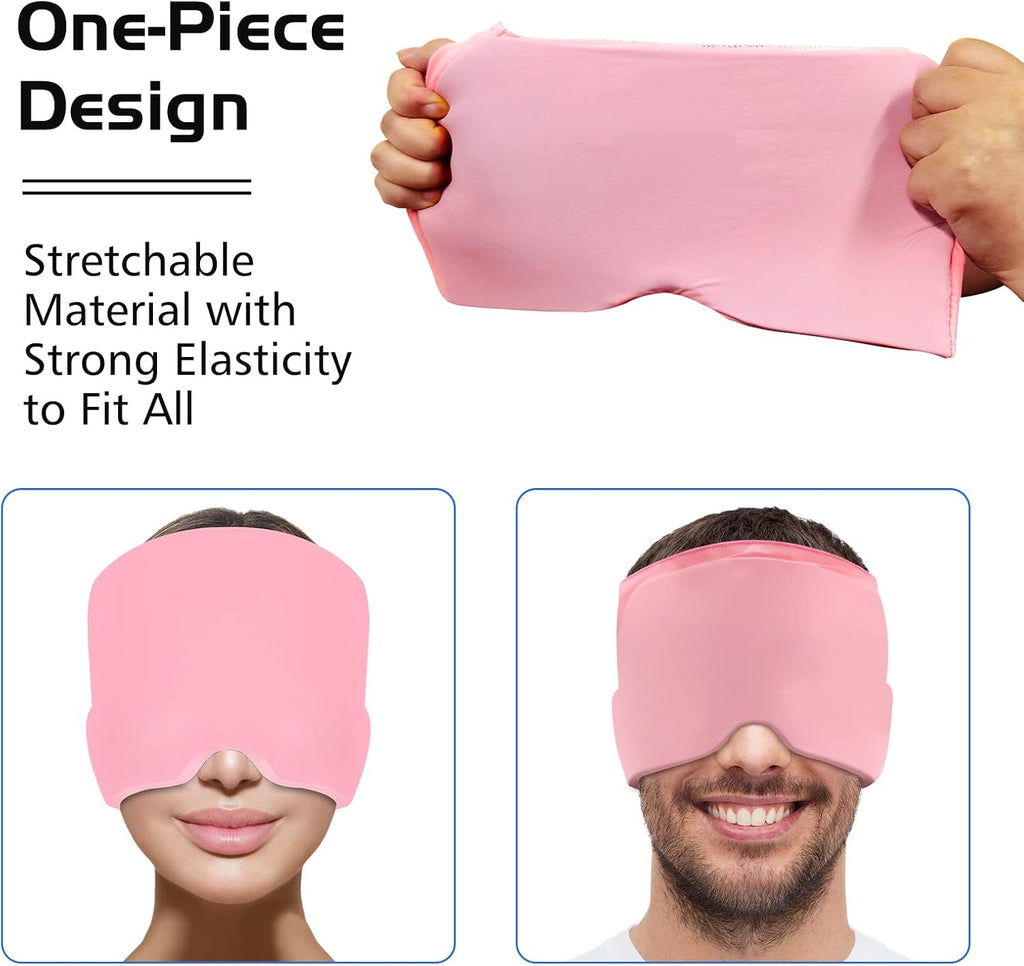 Migraine Relief Cap – Cooling Ice Gel Hat for Headache, Tension &  Puffy Eyes Relief